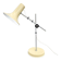 1970's Adjustable Metal Table Lamp in Creamy Colour, Hungary