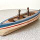 Wooden basin barque from the brand Giraud Sauveur with 2 sailors.