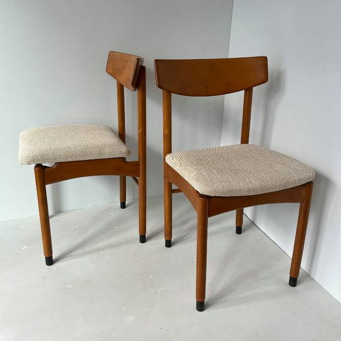 Vintage Scandinavian light wood chair