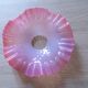 plafonnier rose vintage en verre