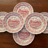 6 Fontebasso English style dinner plates