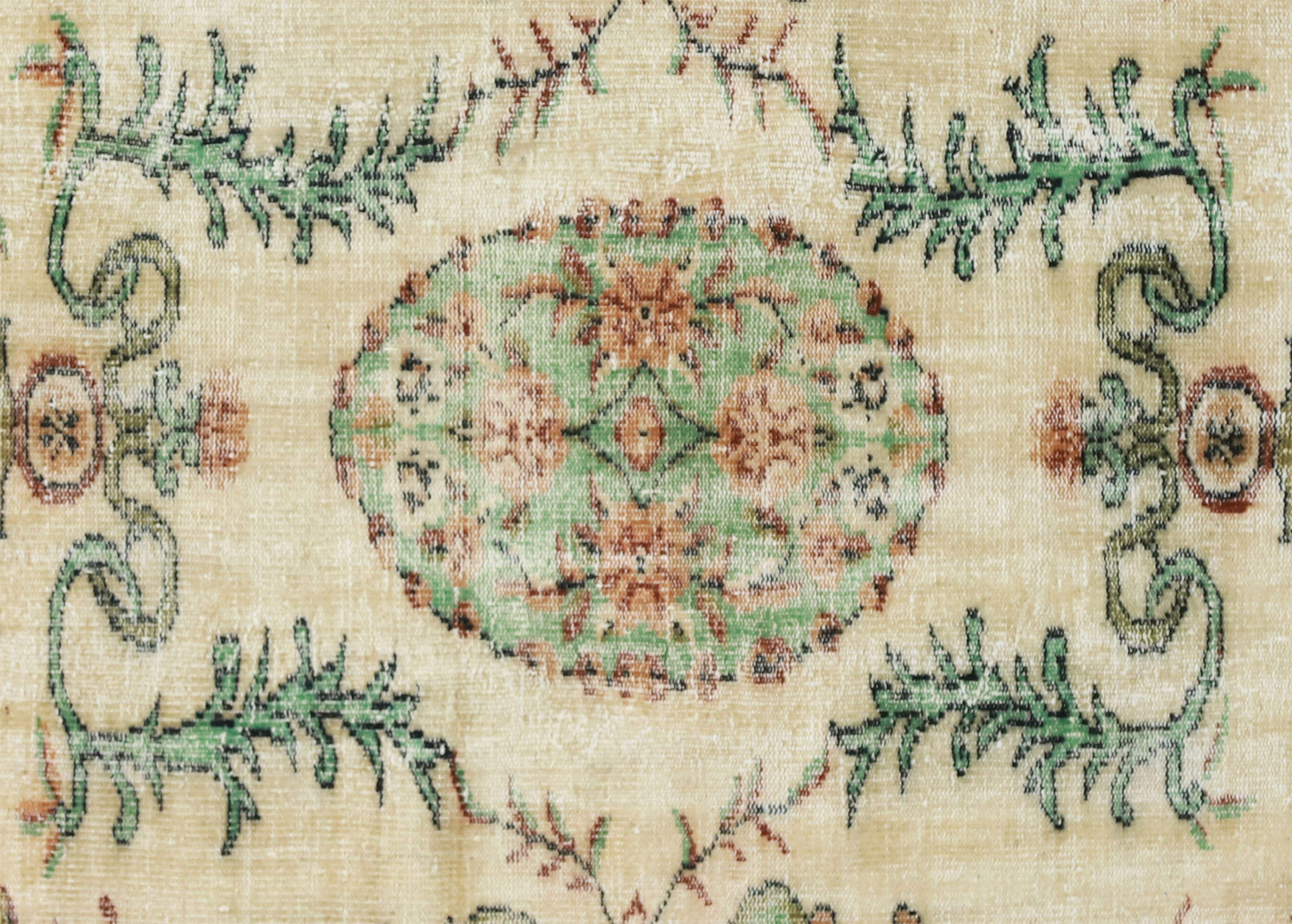 Anatolian handmade vintage rug 276 cm x 175 cm