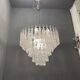 Lustre italien en verre de Murano