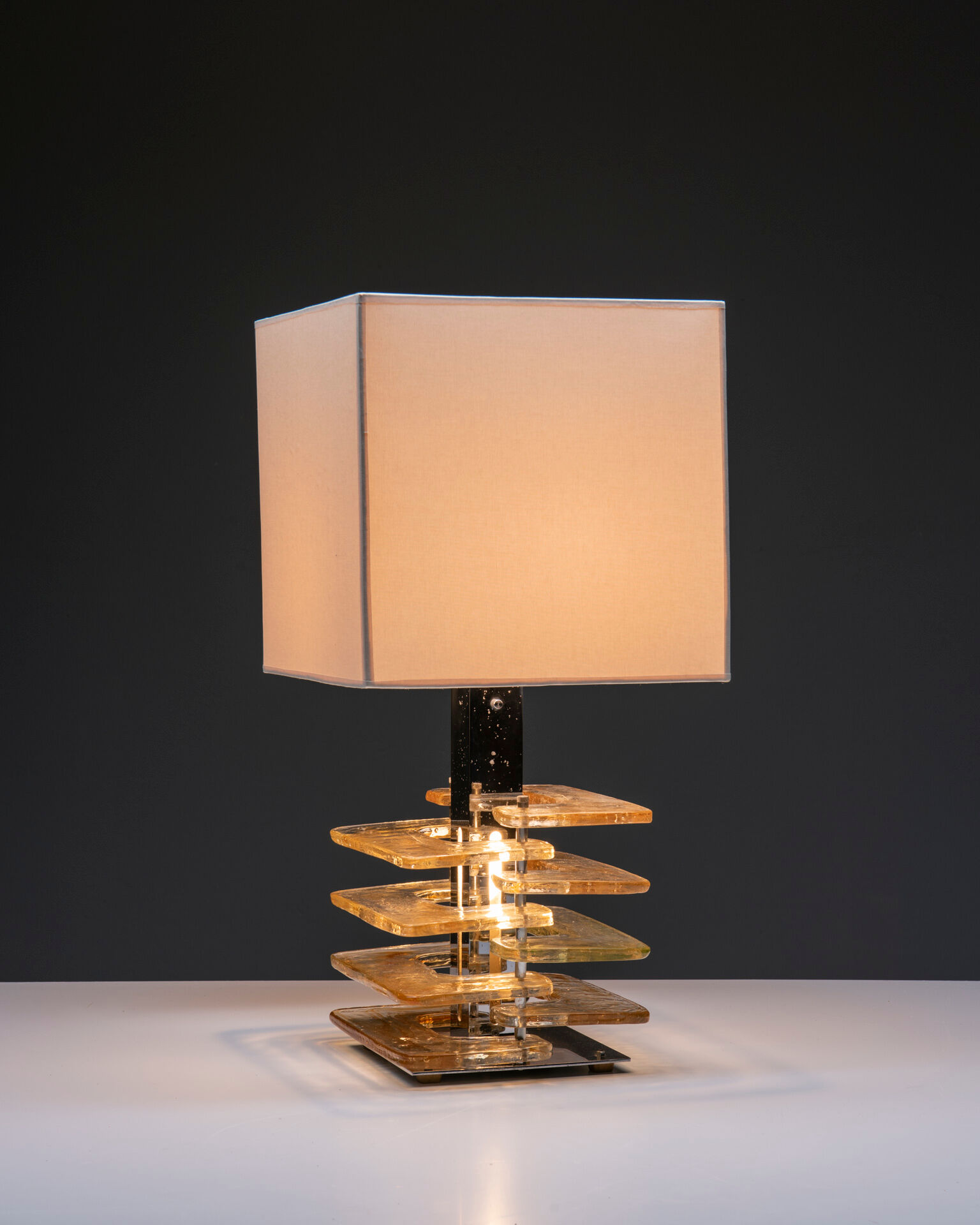 Table lamp with Murano glass base 1960s