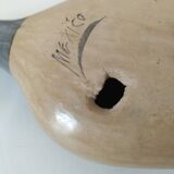 Vintage Mexican ceramic duck hand decorated