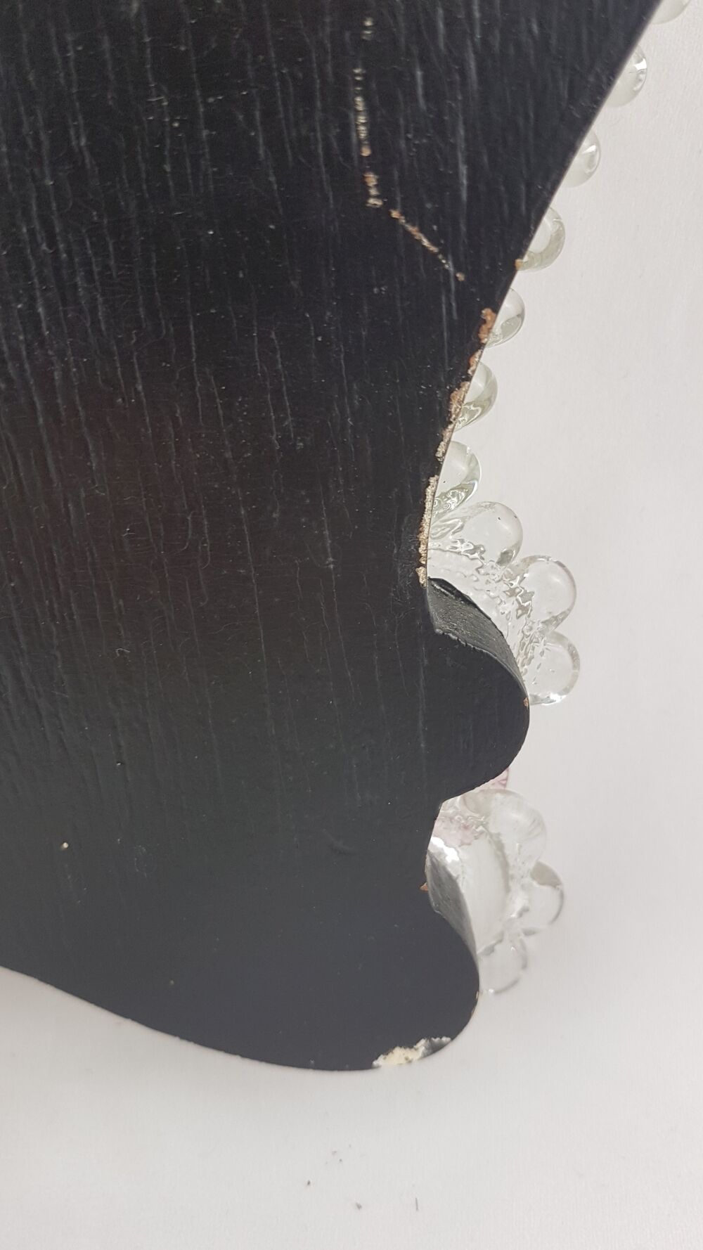 Murano glass wall mirror 28x23cm