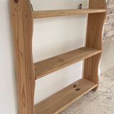 Shelf 3 vintage raw wood shelves