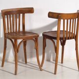 Chaises de bistrot anciennes (vers 1920). Ensemble de 6 pièces #1