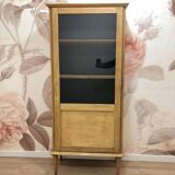 Vintage oak display cabinet