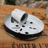 Moulded glass ceiling light