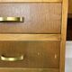 Bureau en chêne bi face années 50