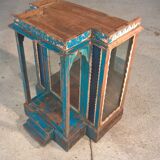 Old Art Deco teak display case