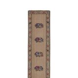 Vintage Turkish Oushak Handwoven Rug 52x409 cm