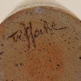 Pyrite stone bottle vase by Gustave Tiffoche