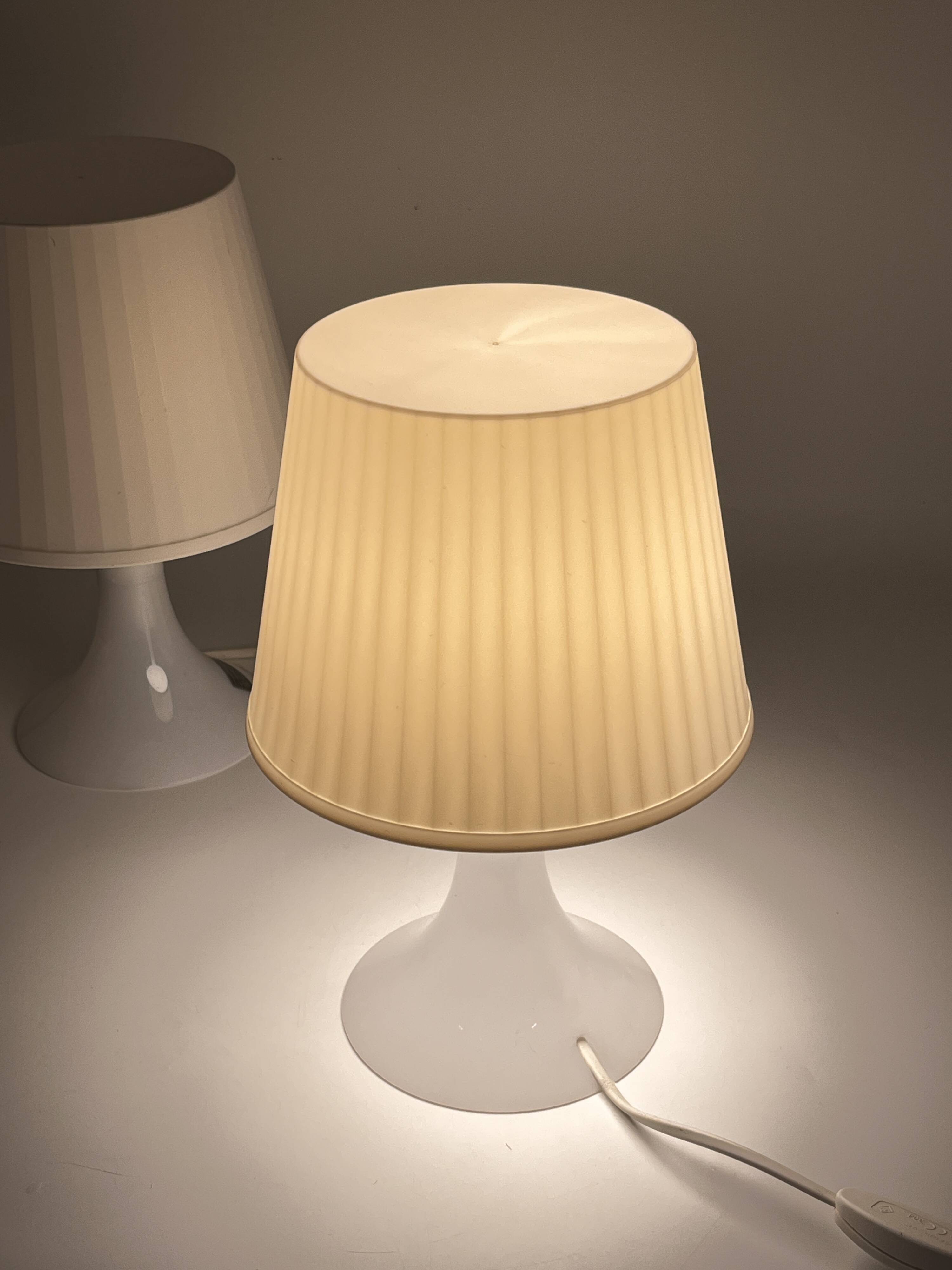 Lampan white lamp duo