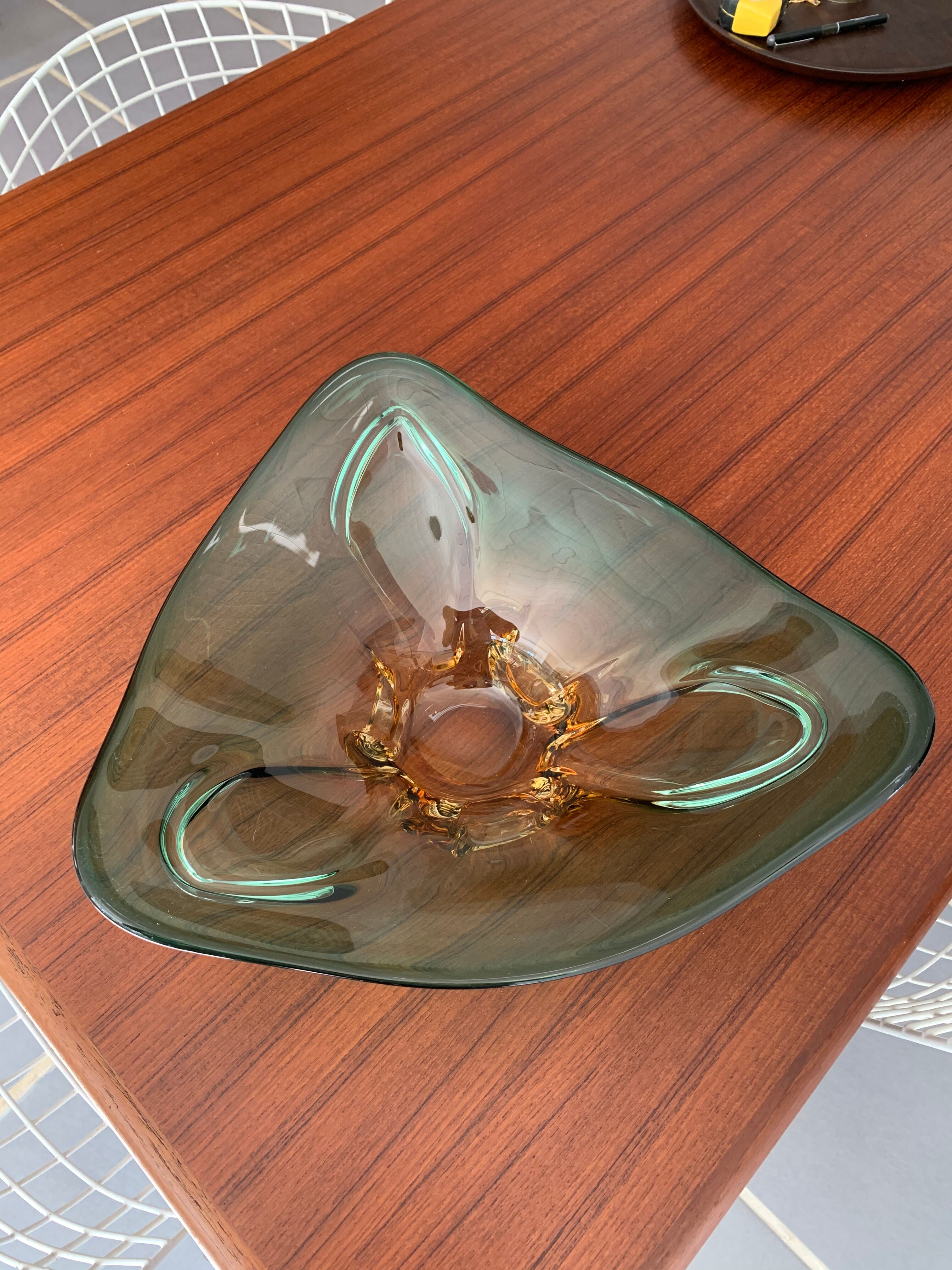 Vintage Murano glass cut