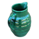 Pitcher St Clément France Lorraine 869, green pitcher, ceramic pitcher