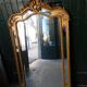 Gilded wooden mirror louis xv with frame