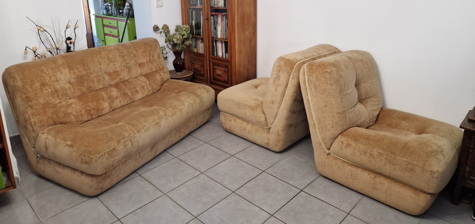 Sofa and convertible heaters 1970