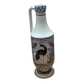 large jug from Vallauris, signed, hand-painted