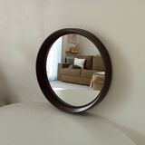 Miroir rond vintage Germany Lange Spiegel années 60/70