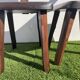 Paire de chaises rustiques en T, orme massif Aranjou,