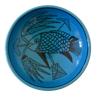 Vide poche céramique à décor de poisson