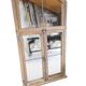 Eighteenth-century oak window mirror.