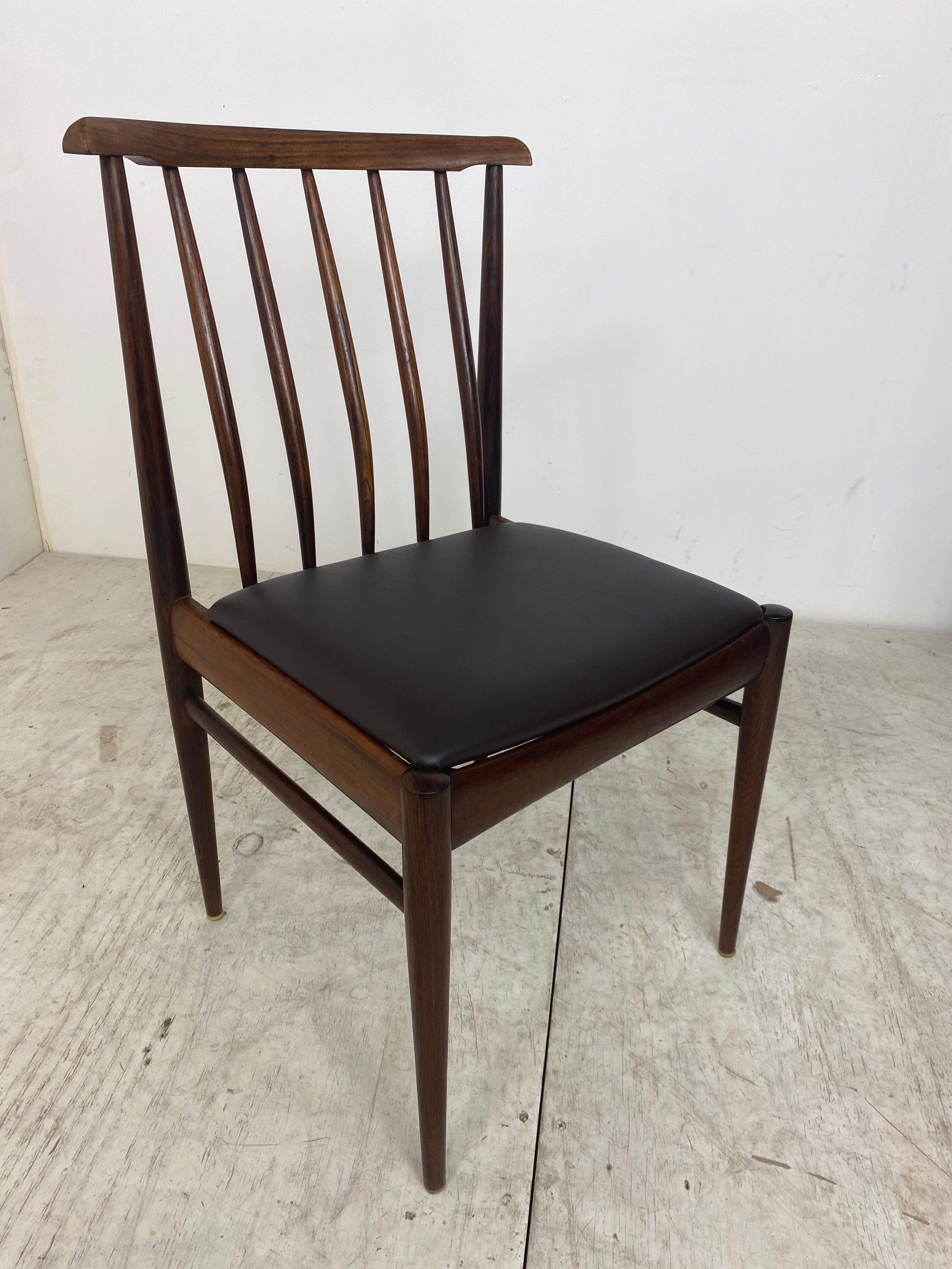 Chaises de salle à manger scandinaves, années 1960, Ensemble de 3