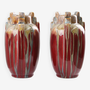 Set of Art Deco ceramic vases 1930