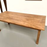 Solid beech farmhouse table