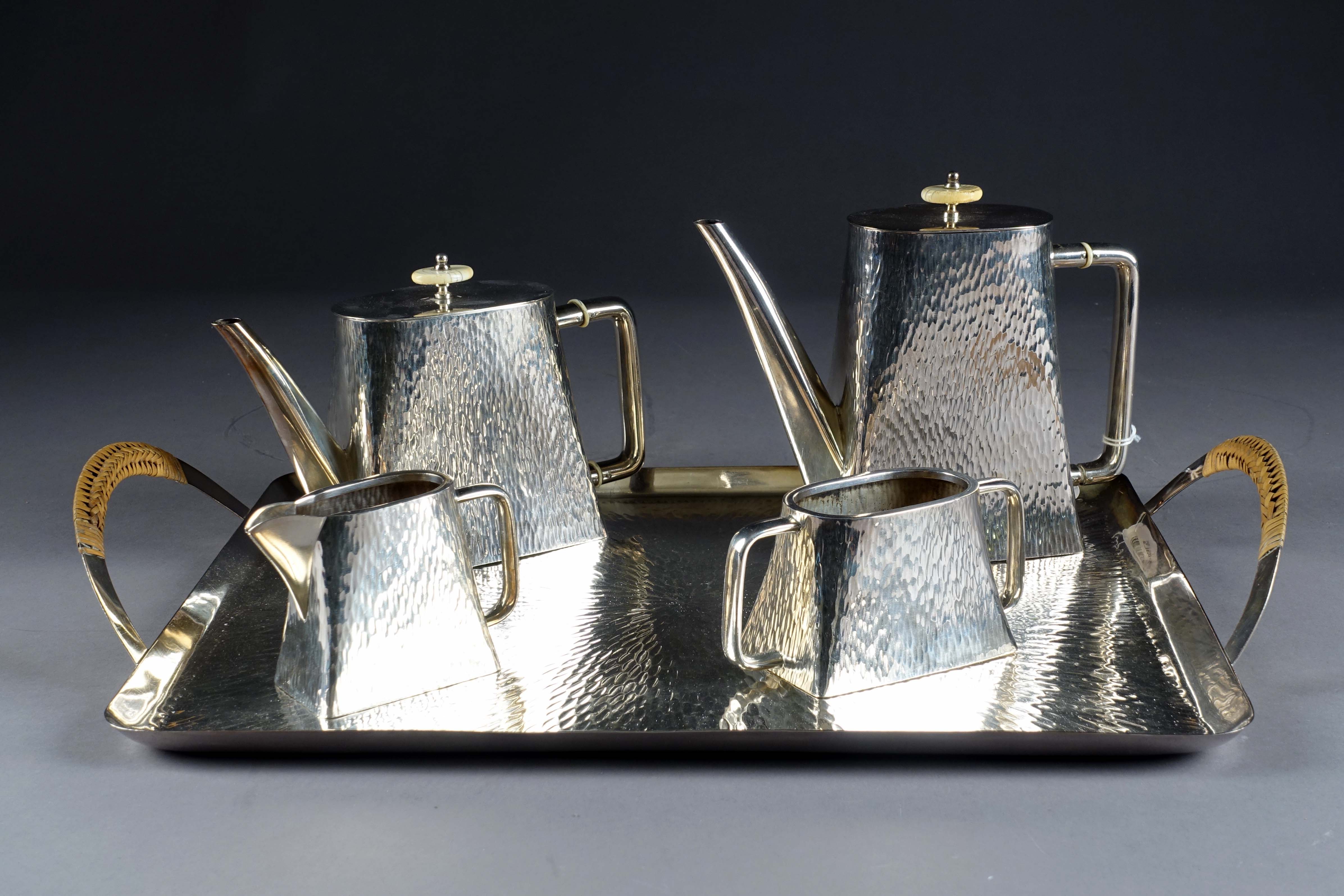 Tea and coffee service Art Deco Koloman Moser by BEPWF