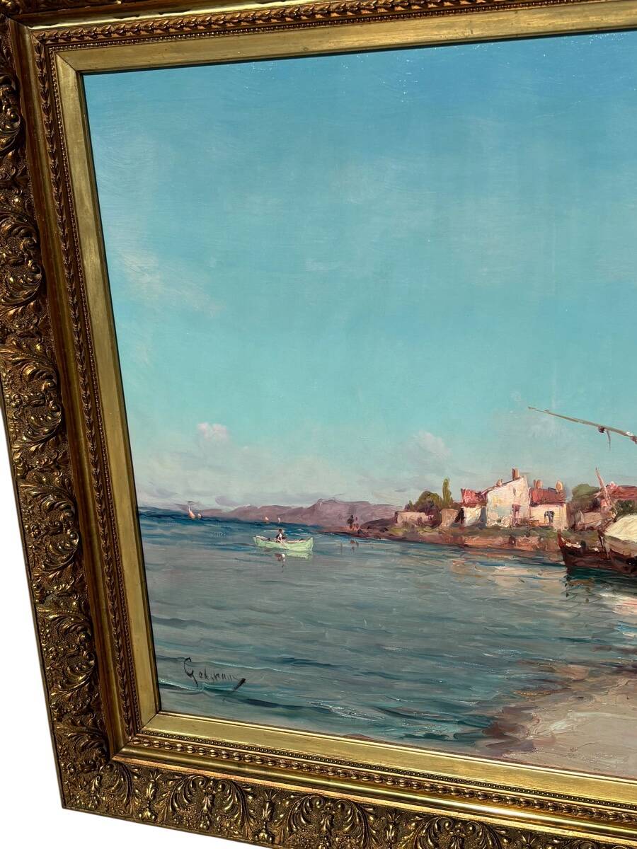 Grand tableau marine de Émile Godchaux