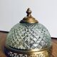 Antique glass and bronze ceiling light by Maison L.GAU