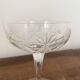 Coupes de champagne en cristal ciselé vintage 9 pièces