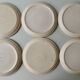 6 assiettes plates en grès de Bourgogne, Sarreguemines France