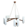 vintage Scandinavian chandelier 10 lights Östen Kristiansson for Luxus 1960s