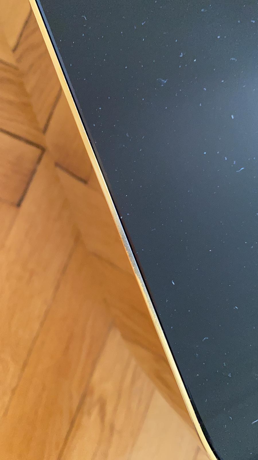 Coffee table praise brass smoked glass Red Edition