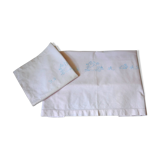 Old linen for bed baby sheet and tatet