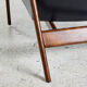 Fauteuil avec repose-pieds d'Ib Kofod Larsen