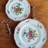 Two-tier porcelain cake stand