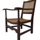 Art Deco easy chair minimalist oak wicker minimalist design