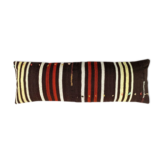 16"X 48" Bedding Kilim Pillow, Oversize Cushion Cover, Long Bolster Kilim Pillow Cover, 120x40Cm