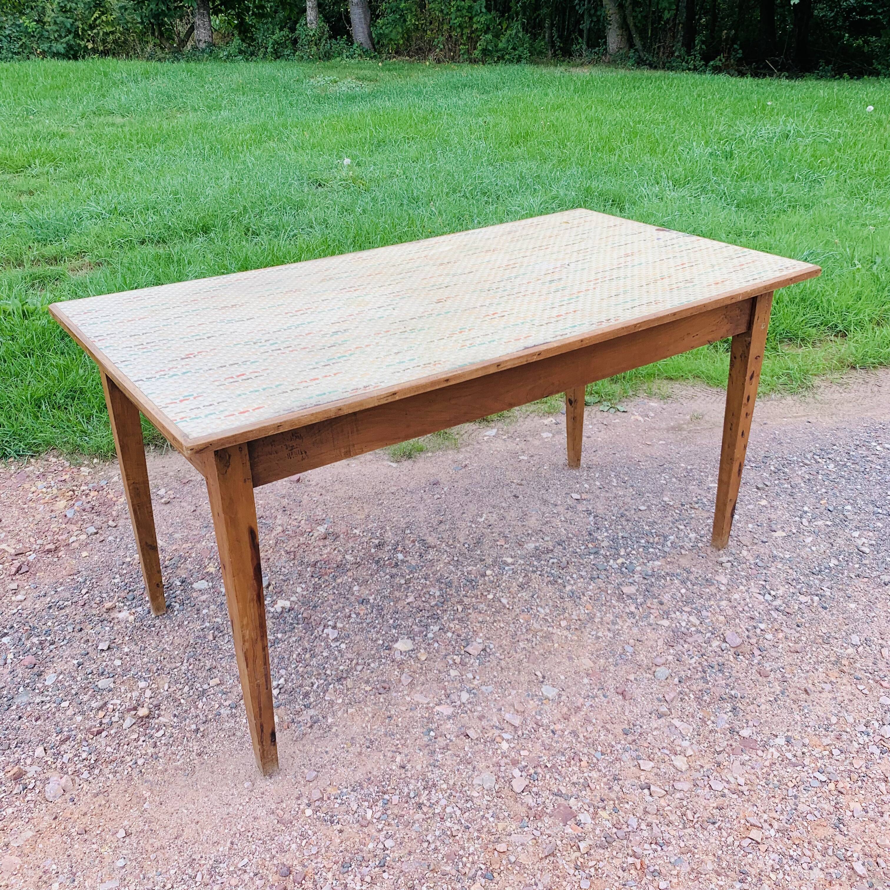 Farmhouse table - 1m38 long