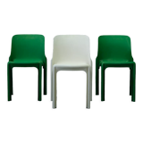 Dinning Chairs by Vico Magistretti for Artemide, set of 3, Italy 1970's