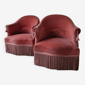 Fauteuil crapauds x2