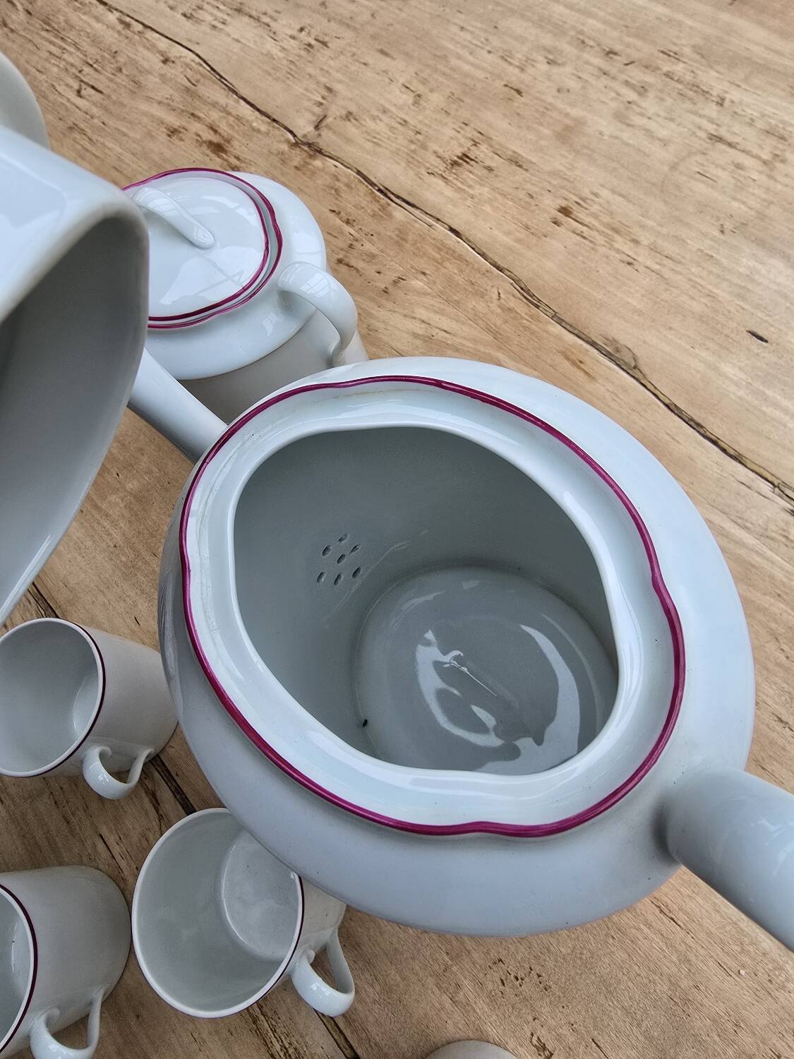 Limoges porcelain coffee service France