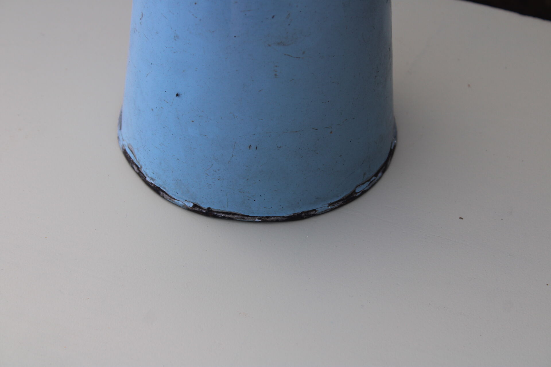 Enamelled sheet milk jug