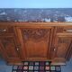 Buffet art déco plateau marbre, meuble vaisselier ancien