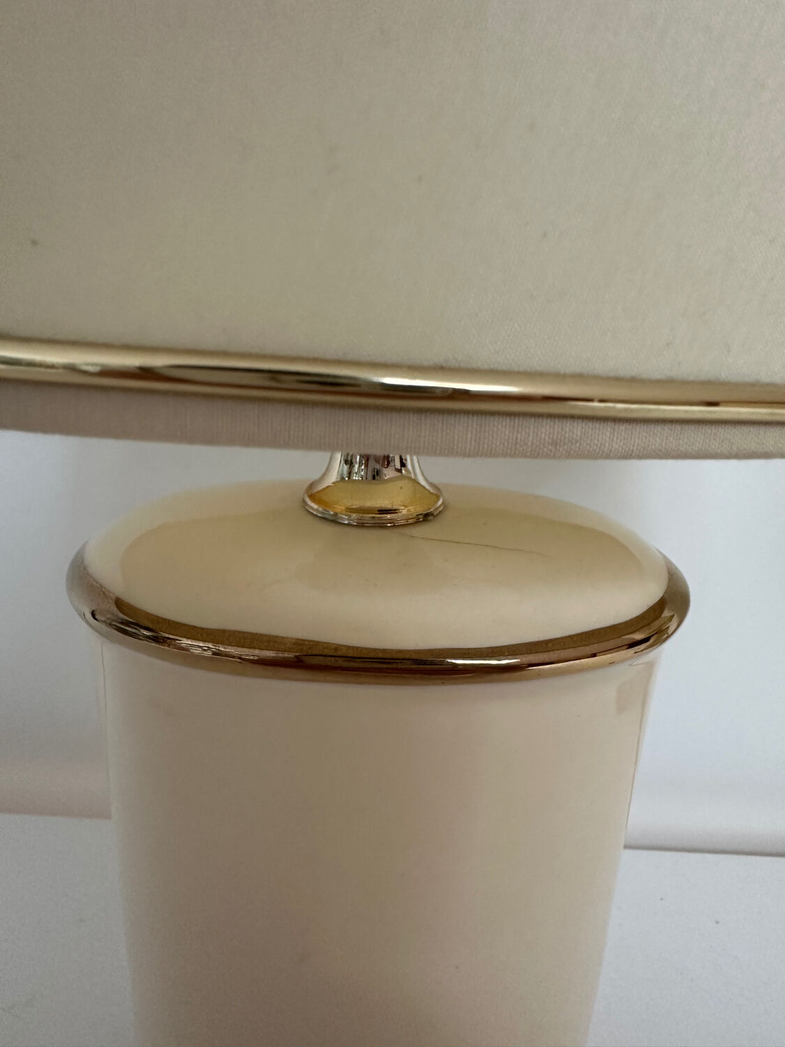 2 ceramic table lamps 1980